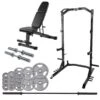 Set De Peso Libre Taurus Deluxe | Rack, Banco Y Pesas - Fitshop