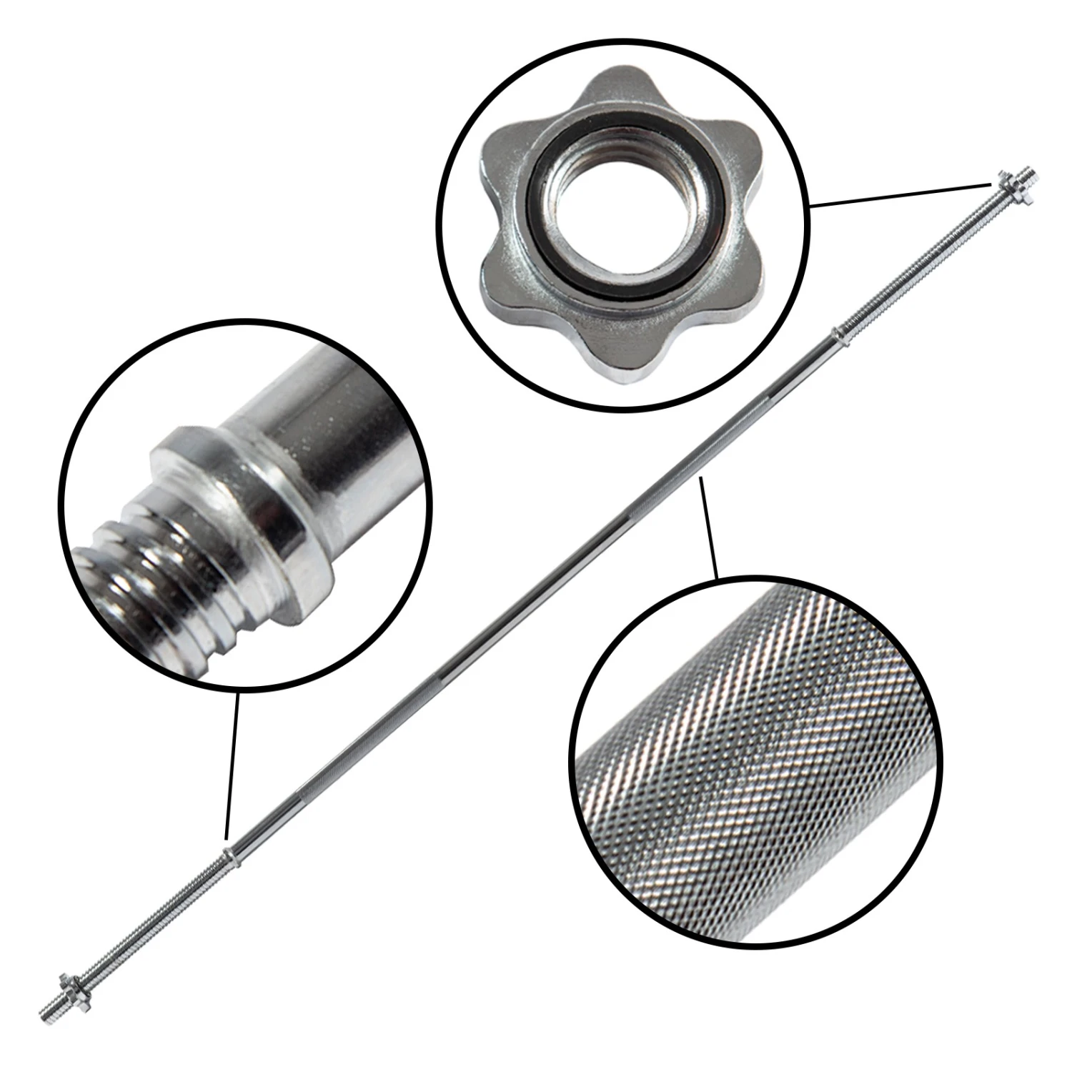 Barra Larga Taurus Con Cierre De Estrella 165 Cm - Fitshop