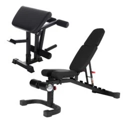 Banco De Musculación Taurus B990 Con Accesorios - Fitshop