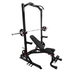 Set Taurus De Power Rack Y Banco Multiposición B990 - Fitshop